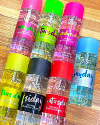 My Dear Body Mist - Monday, Thursday, Friday, Wild At Kiss Fantastic, Wild At Kiss, Malibu Lemon Blossom, Malibu Lemon Blossom Fantastic Series, Always Yours Fantastic Series, Amber Touch, Hissing Miggle, Summer Freshes mist