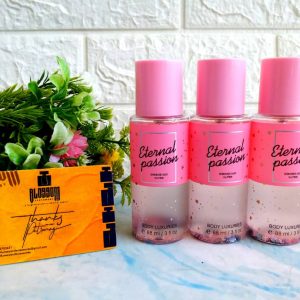 Body Luxuries Glitter Body Mist, 88ml, Eternal passion, Midnight Whisper, Honey Sweetheart, Eternal Passion