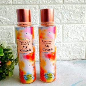 Pendora Scents Fragrance Mist, 236ml,  My Crush - Bare Vanilla - Confetti Pop - Sugar Vibes - Candy Baby - Velvet Petals - French Coffee - Love Spell