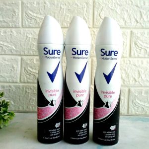 Sure Motion sense (Invisible pure) Antiperspirant Body Spray