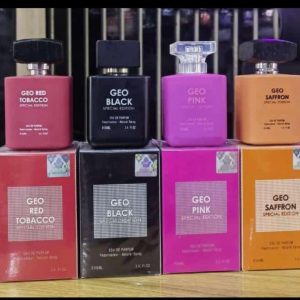 Geo Special Edition Perfume, 100ml, Red Tobacco, Saffron, Pink, Black