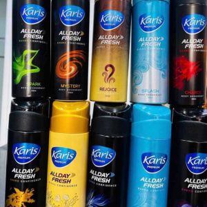 Karis Premium Body Spray - Amaze, Black, Breeze, Rejoice, Spark, Splash, Stellar
